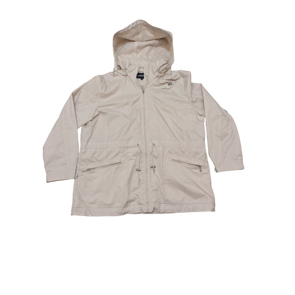 Northern Reflections Women's Hooded Anorak Jacket in Light Beige